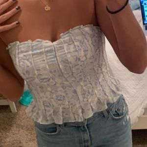** NWOT** Free People Strapless Corset top